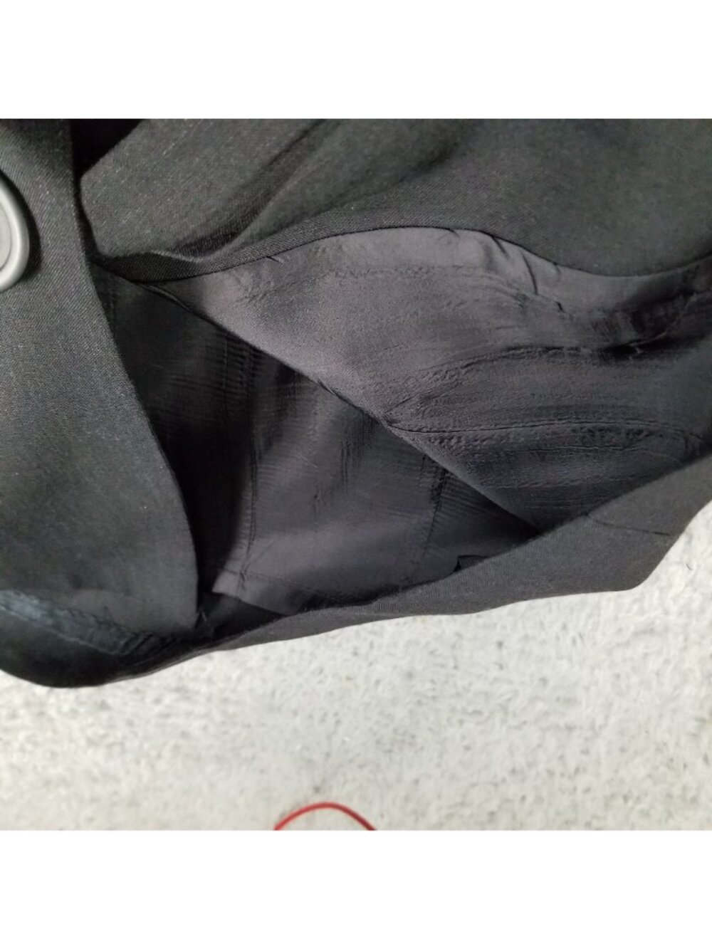 Tahari Dress Womens 8 Black Sleeveless Academia Linen Blend Sheath *Read* - Picture 5 of 12